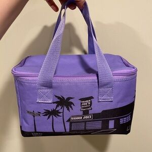 Trader Joe's Purple Travel Bag